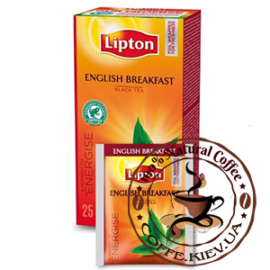 Lipton English Breakfast (Английский завтрак), 25 x 2 г.