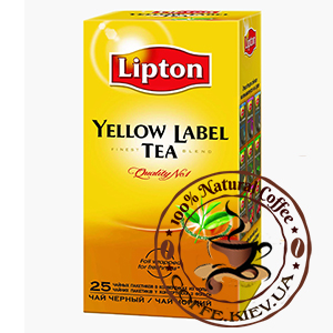 Lipton Yellow Label (Черный классический), 25 x 2 г.