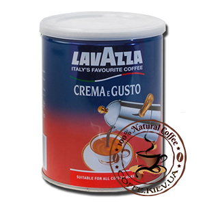 Lavazza Crema e Gusto, Молотый кофе, 250 г.