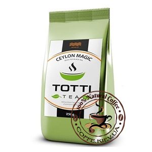 Чай черный TOTTI Tea Магия Цейлона, листовой, 250г.