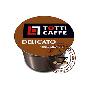 TOTTI Caffe Delicato, Кофе в капсулах,100 шт.,800 г.